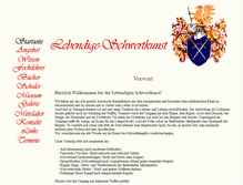 Tablet Screenshot of lebendige-schwertkunst.de